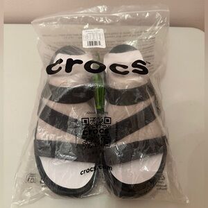 CROCS Women’s Getaway Strappy Sandal - Black